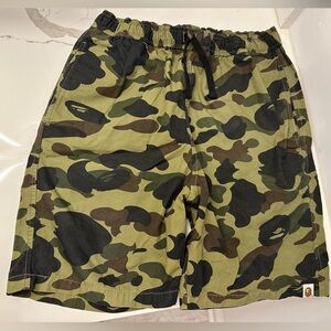 A BATHING APE Mens Camouflage Board Shorts
